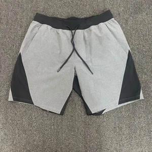 Lululemon Namaste At The Beach Shorts Mens XL Swim Hybrid Lined Quick Dry Grey - Picture 1 of 4