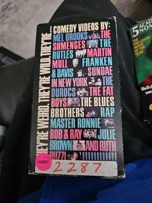 RARE COMEDY VIDEOS VESTRON VIDEO VHS OOP MEL BROOKS,THE SHMENGES,BLUES BROTHERS - Image 1 of 4