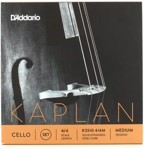 D'Addario KS510 Kaplan Cello String Set - 4/4 Scale Medium Tension - Picture 1 of 3