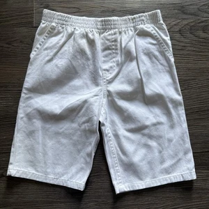 Lucky Brand Boys Youth Shorts Size 7 Elastic waist White Shorts - Picture 1 of 3