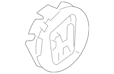 Tampa central genuína Honda 44732-S0X-A01 - Imagem 1 de 2