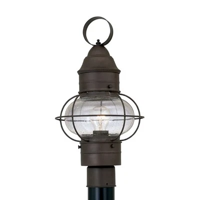 Outdoor Lamp Post Light Fixture, Classic Rustic Finish, Weather Resistant, Ex... - Image 1 of 4