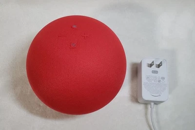 Amazon Echo 4th Gen Alexa smart Speaker Bluetooth - RED Limited Edition (RARE) - Image 1 of 4