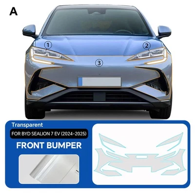 For BYD Sealion 7 EV 2024-UP Front Bumper PreCut PPF Paint Protection Clear Film - Image 1 of 4