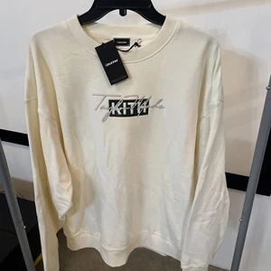 Brand New Kith X Taylormade Script Nelson Crewneck Silk Size XL, Ships Today! - Picture 1 of 8