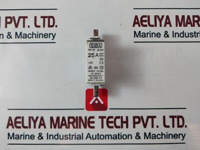 SIBA NH00 GL/GG Fusible 25A 500V CA 120kA - Imagen 1 de 4