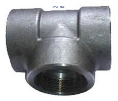 3/4" 3000# Socket-Weld Tee ASTM A105 Forged Steel Pipe Fitting <FS030522 - Image 1 of 3