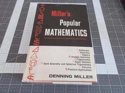 Miller's Popular Mathematics by Miller Denning HCDJ 1942 - Image 1 of 4