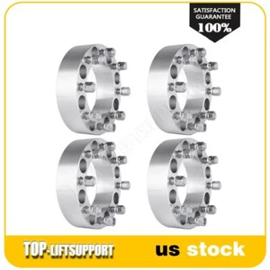 4x 2 inch 8x6.5 Wheel Spacers 9/16" Studs For Dodge Ram 2500 3500 Ford F250 F350 - Picture 1 of 6