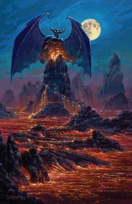 Disney Chernabog Fantasia Lava Poster Print - Image 1 of 4