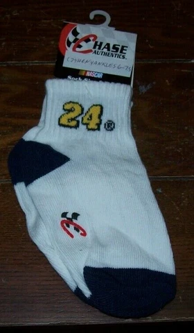 JEFF GORDON #24 CHASE AUTHENTICS SOCK SIZE 6-7.5 TODDLER BRAND NEW!!!! Cover