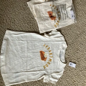 NWT NEW OLD NAVY Pie Pi Slice Orange Creme Short Sleeve T Shirt Size 5 5T - Picture 1 of 5