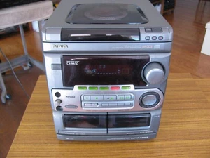 Aiwa CX-NA50U 3 CD/Dual Cassette Deck Stereo Receiver Unit Only Tested Working - Picture 1 of 13