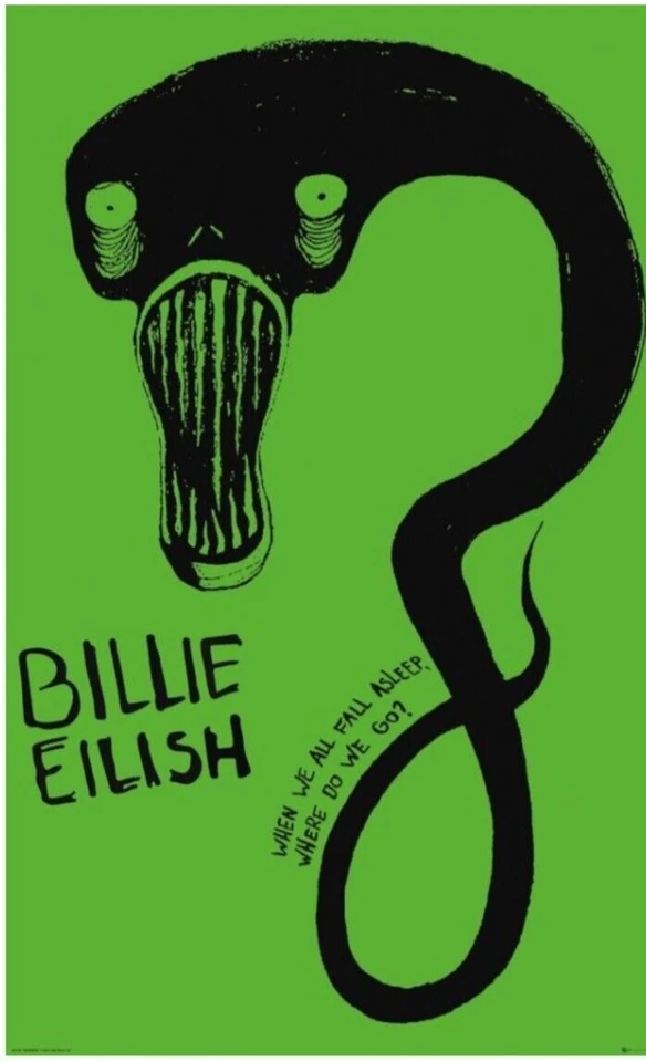 Billie Eilish Ghoul 61 x 91.5cm Maxi Poster - Image 1 of 2