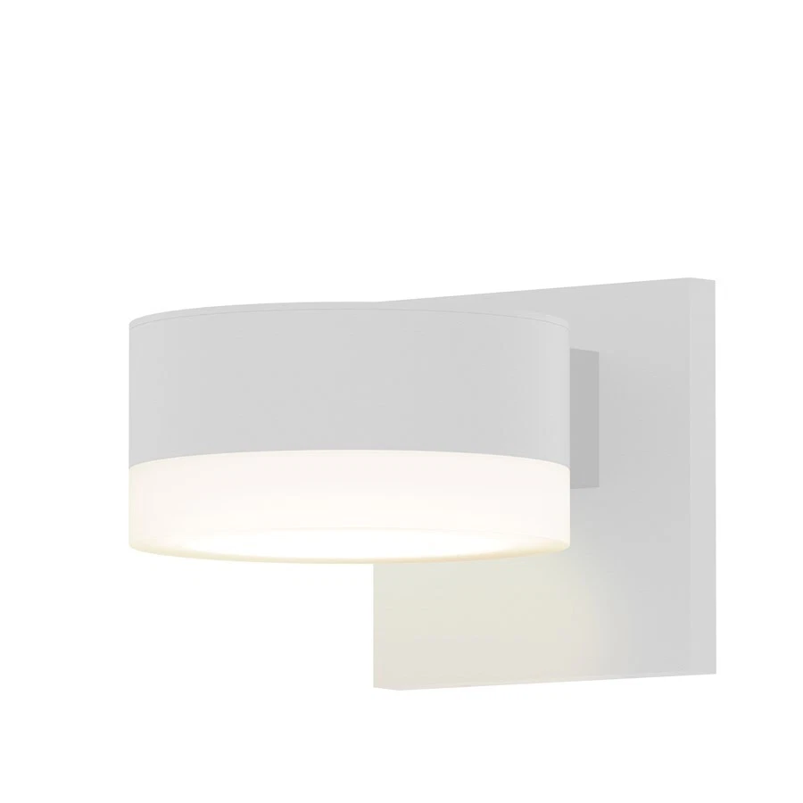 Aplique LED Sonneman Reals 2 luces 2" arriba/abajo, blanco/esmerilado - 7302-PL-FW-98-WL Foto 1 de 1