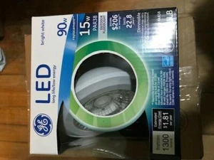 GE LED 90 Watt PAR38 Indoor/Outdoor Dimmable Floodlight Light Bulb Bright White - Picture 1 of 12
