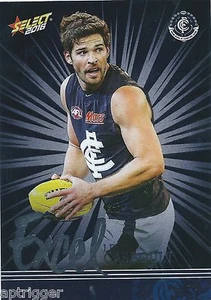 2016 Select Footy Stars Excel Parallel (EP30) Levi CASBOULT Carlton - Picture 1 of 1