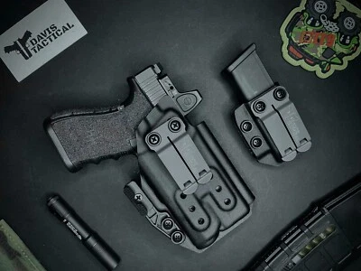 Davis Tactical IWB Kydex Holster For Glock 19 19X/23/32-Inforce Wild 1 - Image 1 of 4