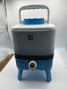 Raffrescatore portatile vintage anni 70 retrò campeggio picnic acqua limonata campeggio spiaggia - Foto 1 di 12