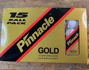 Pinnacle Gold Golf Balls Cut-Proof NIB - 15 Balls 5 Sleeves of 3 - Bild 1 von 6