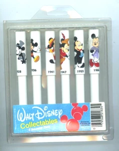 DISNEYLAND PARKS MICKEY MOUSE PEN SET `'28_'92 VINTAGE NOS COLLECTIBLE SOUVENIR - Picture 1 of 2