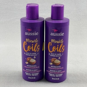 Aussie Miracle Coils Shampoo Sulfate Free Paraben Free 8fl oz (Lot of 2) - Picture 1 of 4