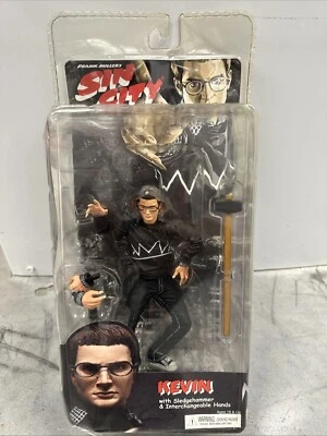 Figura de acción Reel Toys NECA Sin City Kevin Series 2 2005 nueva sellada nueva en blanco y negro Foto 1 de 3