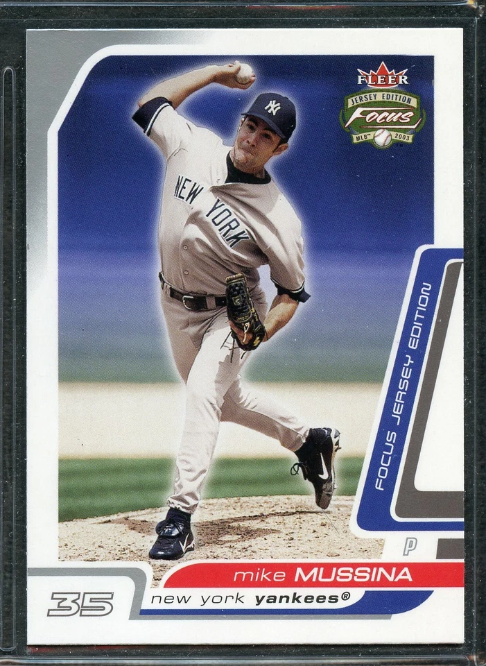 2003 Fleer Focus Jersey Edition Baseball - #62 - Mike Mussina - New York Yankees - Image 1 of 1
