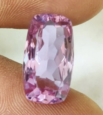 7.65 Ct. Purple Amethyst Cushion Cut Treated Loose Gemstone for Ring Pendant - Image 1 of 4