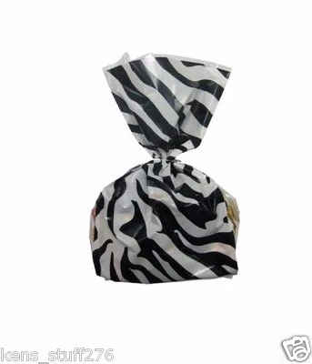 Bolsas para violonchelo a rayas cebra cumpleaños despedida de soltera aniversario baby shower San Valentín Foto 1 de 2
