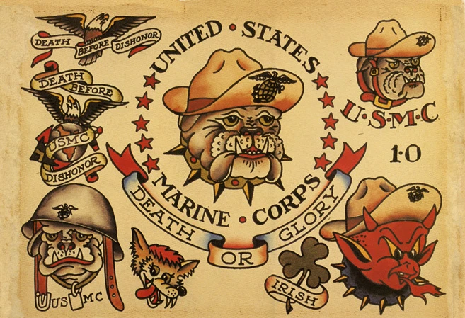 Sailor Jerry Tattoo Art Flash #3 13 x 19 Photo Print