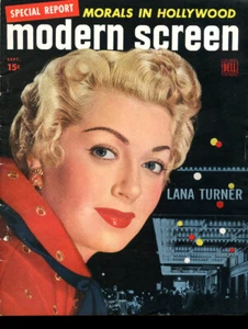 Lana Turner Judy Garland Robert Mitchum June Haver schermo moderno settembre 1950 T96 - Foto 1 di 1
