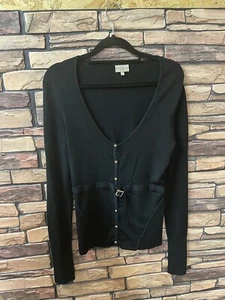 Karen Millen Embellished Silk Knit Cardigan 8/10 UK - See Description - Picture 1 of 6