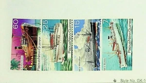 PAPUA NEW GUINEA Sc 425-8 NH ISSUE OF 1976 - SHIPS - Picture 1 of 1