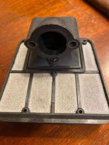 NOS Dolmar OEM FLOCKED Air Filter 123 133 133S 143 w/INTAKE ELBOW--FREE SHIPPING - Picture 1 of 4