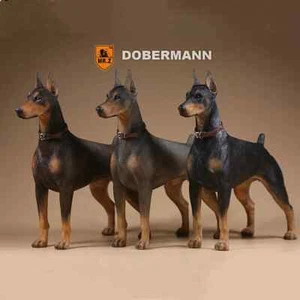 Mr.z 1/6 Dobermann Figure Police Dog Trinkets Model Toys Adult Kids Xmas Gift - Imagen 1 de 3