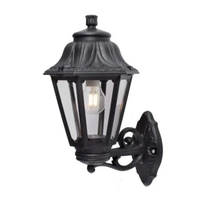 LANTERNA ESTERNA PARETE RESINA CONTRO SALSEDINE NO RUGGINE E27 FUMAGALLI