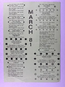 Iron Maiden Samson Trust Flyer Bruce Clive Nicko Original Marquee March 1981 - Picture 1 of 12