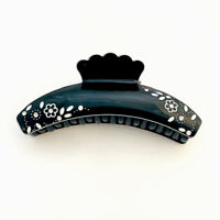 Hair Accessory Black and White Hair Jaw Claw Clip STS10002