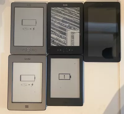 Amazon Kindle Ebook Reader Konvolut 5 Geräte DEFEKT - Bild 1 von 2