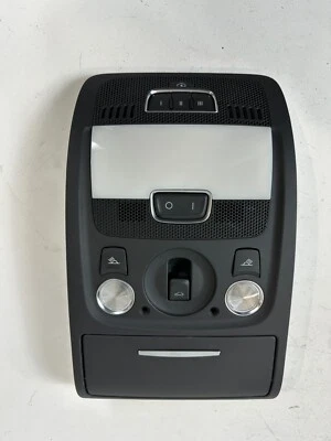14-17 AUDI S4 S5 DOMO DELANTERO LUZ DE LECTURA/INTERRUPTOR TECHO SOLAR NEGRO 8T0947135BM OEM Foto 1 de 4