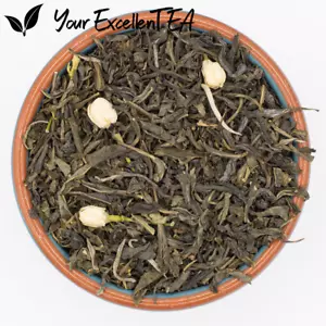Queen of Jasmine Loose Leaf Green Tea - Premium Chinese Jasmine Green Tea - Picture 1 of 8