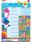 Baby Shark Potty Toilet Training Reward Chart with 56 Stickers Official Product