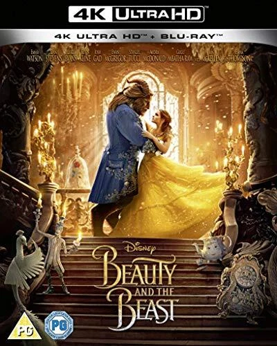 Beauty and The Beast (emma Watson Dan Stevens) & 4k Ultra HD Region B Blu-ray