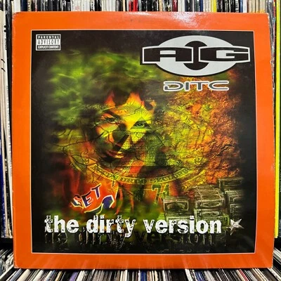 A.G. - THE DIRTY VERSION (VINYL 2LP)  1999!!  RARE!!  KRS-ONE + GURU + O.C. / AG - Image 1 of 2