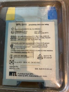 MTL 3011 PROXIMITY DETECTOR RELAY STOCK K3402 - Picture 1 of 4