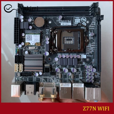 FÜR GIGABYTE GA-Z77N WIFI DDR3 16GB HDMI DVI LGA 1155 Mini-ITX Mainboard Test - Bild 1 von 4