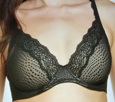 NATORI 722286 BEYOND CONVERTIBLE UW CONTOUR BRA, 32D BLACK - Image 1 of 4