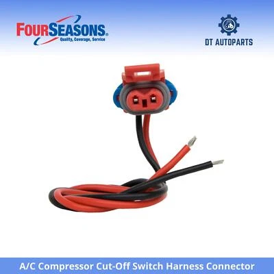 2010-12 Kenworth T400 AC Compressor Cut-Off Switch Harness Connector 4 Seasons - Image 1 of 4