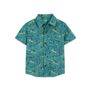 Carter's Child of Mine Toddler Boy Button Up Shirt, Sizes 12M-5T - Picture 1 of 14